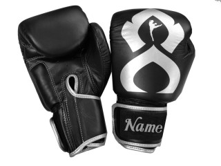 Gants de boxe personnalisés en cuir : KNGCUST-R-422