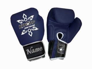 Gants de Muay Thai personnalisés en cuir : KNGCUST-R-427