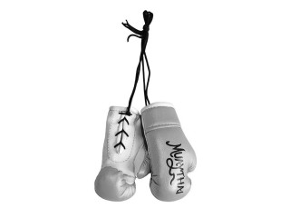 Kanong suspendu petits gants de Muay Thai : Argent