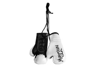 Kanong suspendu petits gants de boxe: Blanc