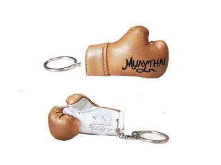 Porte clé  de gant de boxe Kanong : Or