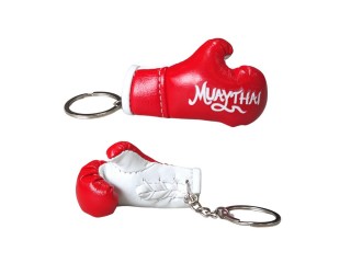 Porte clé  de gant de boxe thai Kanong : Rouge