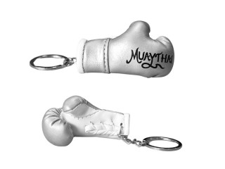 Porte clé  de gant de Muay Thai Kanong : Argent