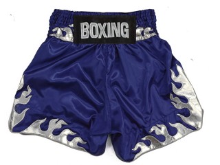 Shorts Boxe Personnalisé : KNBSH-038-Marine