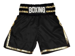 Shorts Boxe Anglaise personnalisable : KNBSH-039-Noir