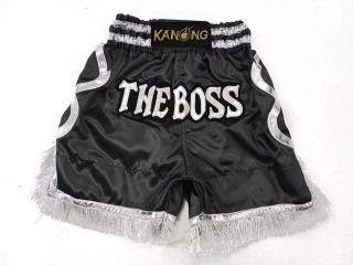 Shorts de Boxe Anglaise Personnalisé : KNBXCUST-2048-Black