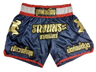 Short de Kick boxing homme Personnalisé : KNSCUST-1254 Marine